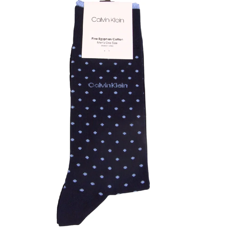 Calvin Klein Fine Eqyptian Cotton Crew Dress Socks - Assorted Colours