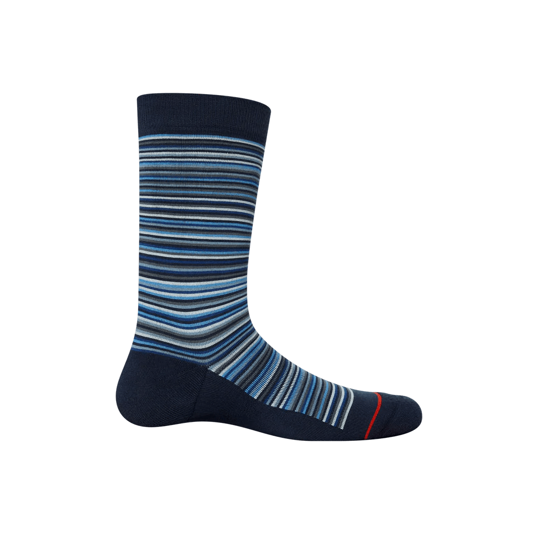 SAXX "The Whole Package" Vibrant Stripe Crew Socks - SXCR102 VSN