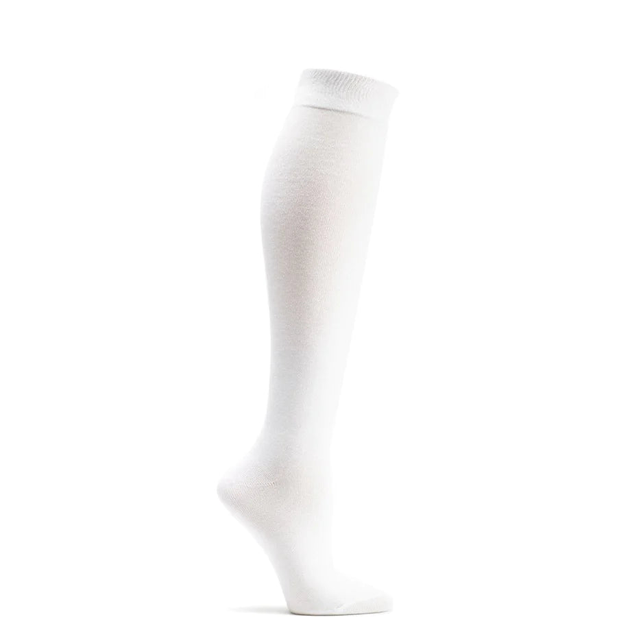 High Zone Basic Pima Cotton Roll Top Knee High