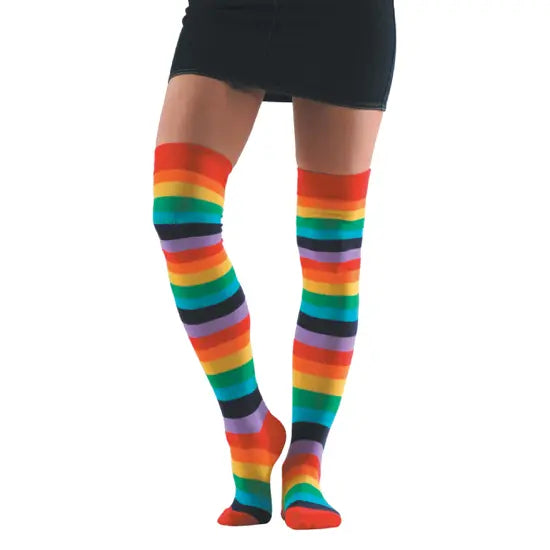 Pattern Over The Knee Socks