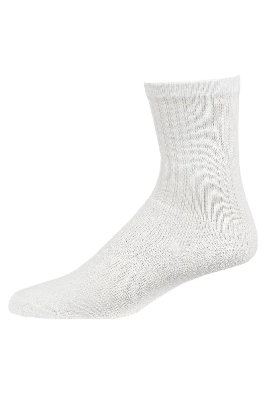 POWER CLUB CREW SPORTS SOCKS (PC274_WHITE)