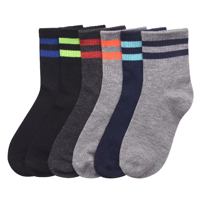 PODE BOYS COMPUTER CREW SOCKS (2LINES)