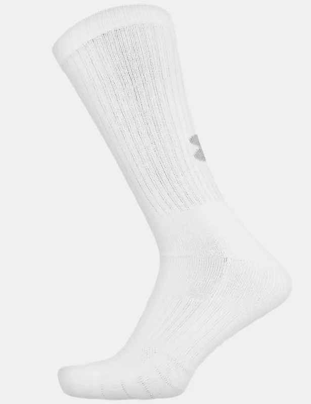 Under Armour 6 Pack Training Cotton Crew Socks - U6754C6