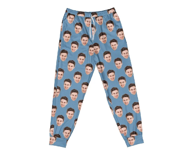 Custom Pajama SweatPants, Photo Pajama Pants, Face SweatPants, Custom Sleep Pants, Personalized Pajamas, Party Pajamas