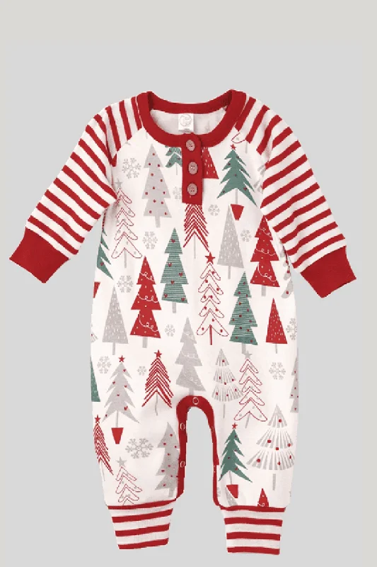 Custom Soft And Breathable Baby Christmas Sleepsuits, Newborn Striped Jumpsuits Wholesalers