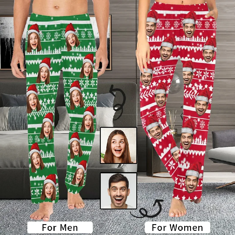 Face Pajamas Put Your Face On Pajamas Pants For Men Face On Pajamas Funny Christmas Sleepwear Special Offer Christmas Gifts