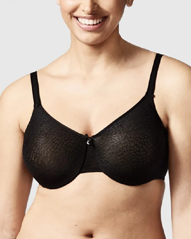 Chantelle C Magnifique Seamless Unlined Minimizer Bra (More colors available) - 1891 - Black