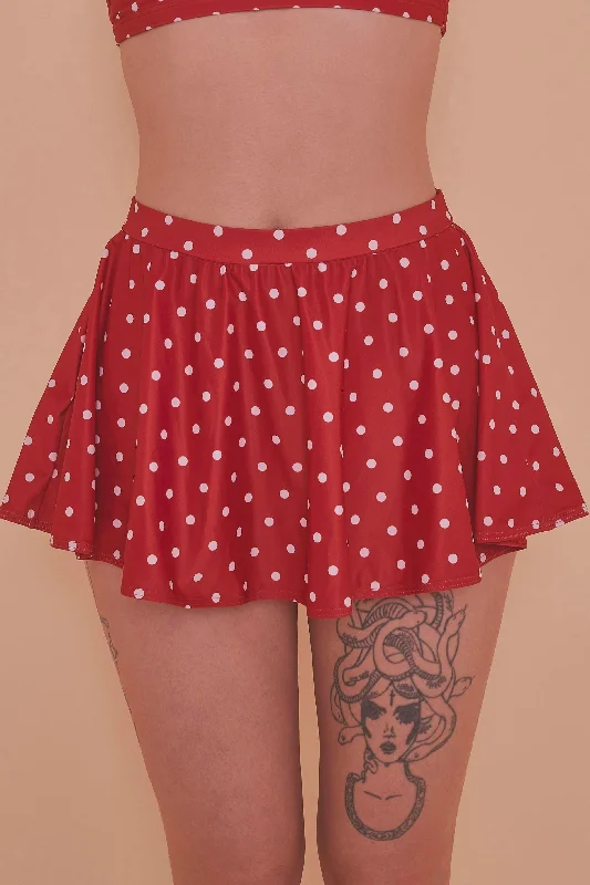 Collectif Polka Dot Skater Skirted Brief