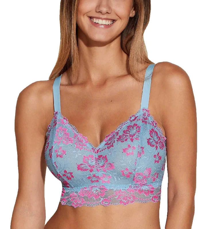 Cosabella Savona Curvy Longline Bralette (SAVON1382) - Aasmani/Rani Pink