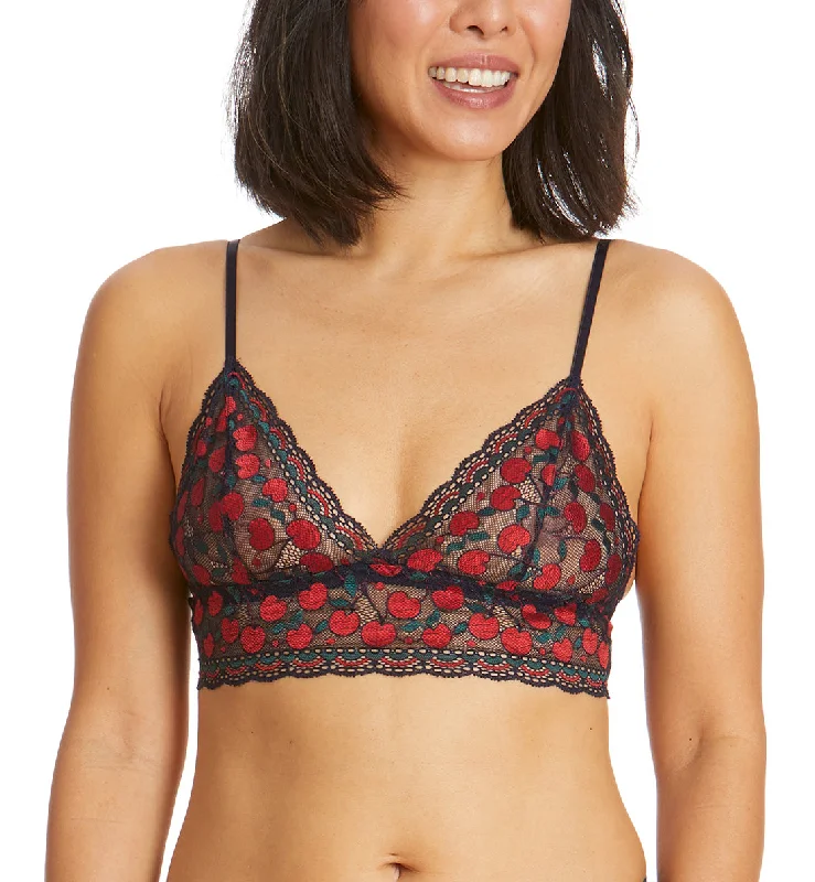 Hanky Panky Cheery Cherries Triangle Bralette (4H7092) - Cheery Cherries