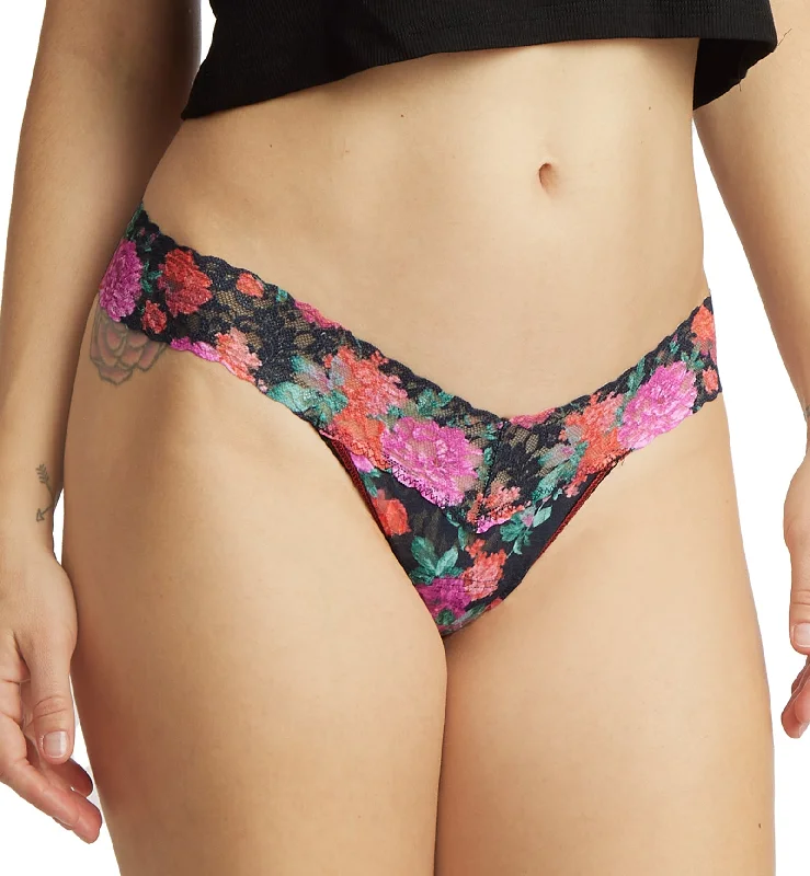 Hanky Panky Signature Lace Printed Low Rise Thong (PR4911P) - Autobiography