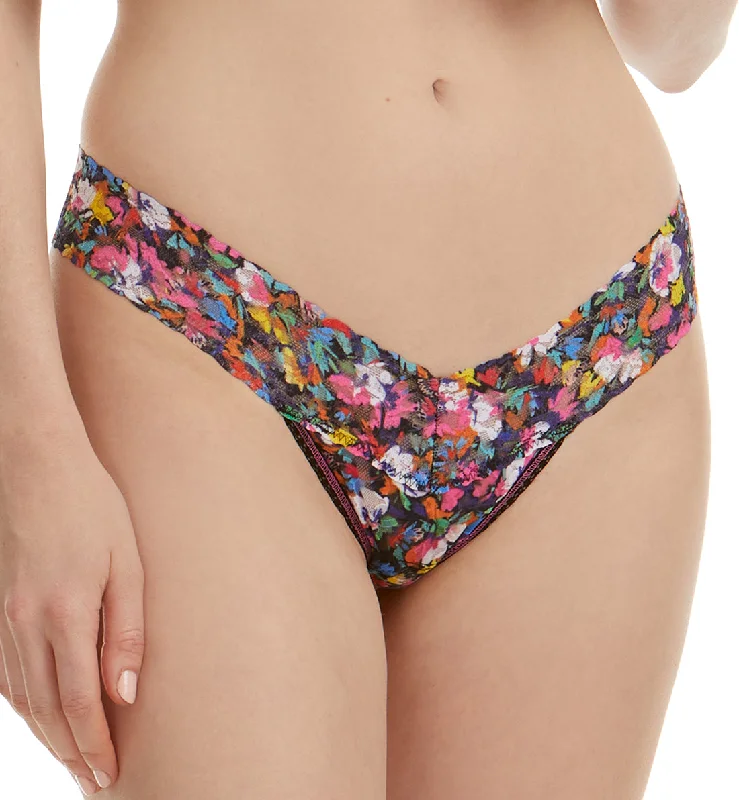 Hanky Panky Signature Lace Printed Low Rise Thong (PR4911P) - Confetti Flora