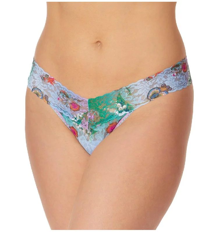 Hanky Panky Signature Lace Printed Low Rise Thong (PR4911P) - Sweet Dreams