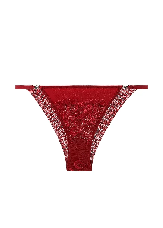 JESSICA Plus Sexy Red Lace Tangas Panties