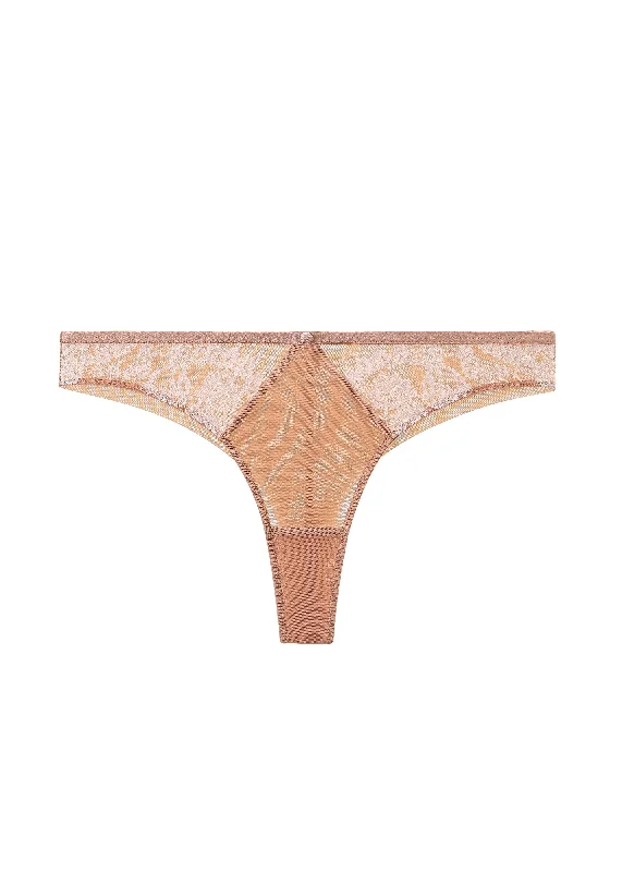 JULIA Plus Sexy Nude Lace Tangas Panties