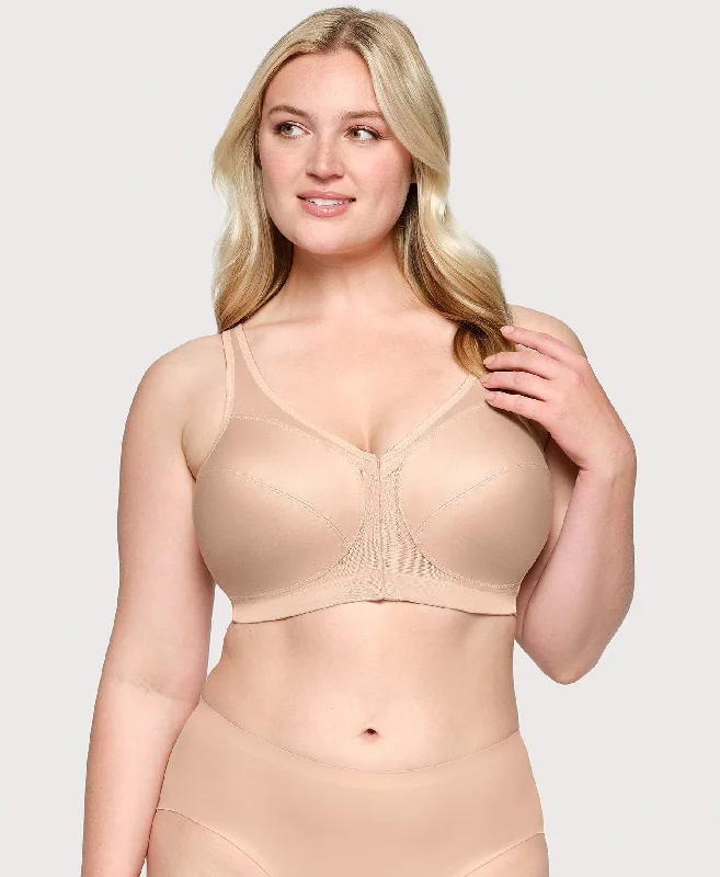 MagicLift Front-Closure Posture Back Bra Cafe Band | 40