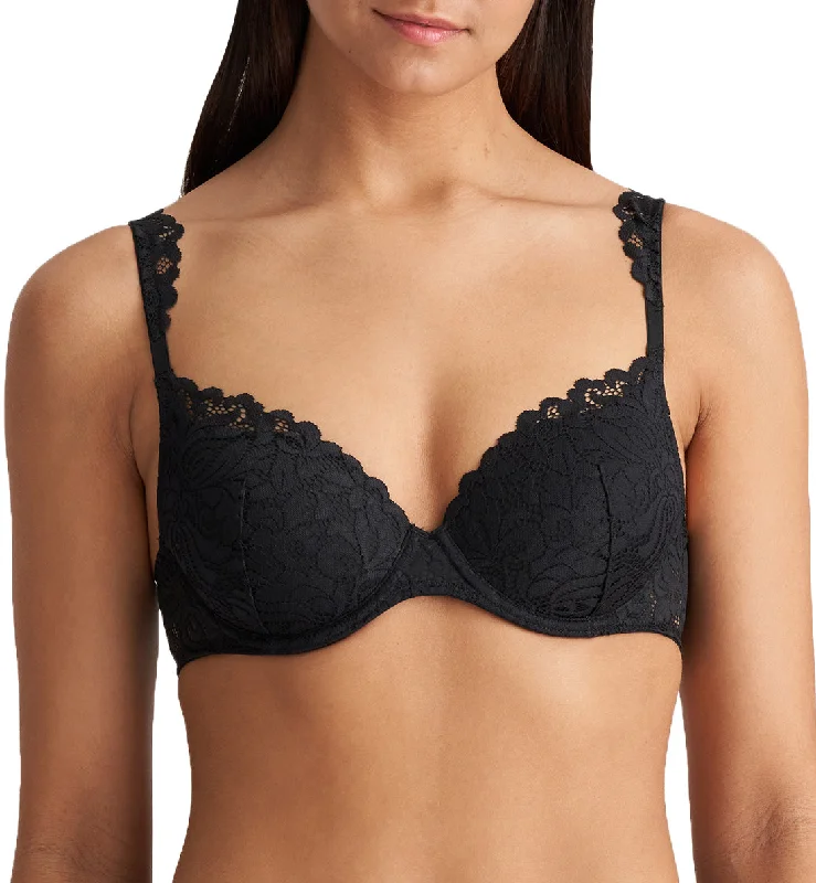 Marie Jo Elis Heart Shape Padded Underwire Bra (0102506) - Black