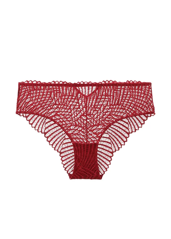 MILANO Plus Red Lace Brief Panties