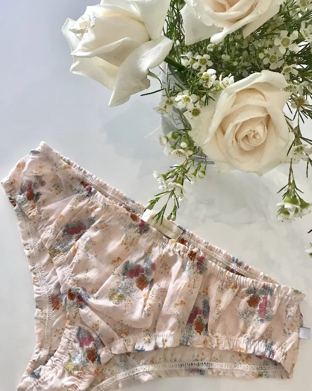 Sleep, Lounge, Lifestyle - Bella Panties in Pink Floral