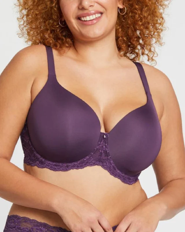 Montelle Pure Plus Full Coverage T-Shirt Bra (More colors available) - 9320 - Pinot