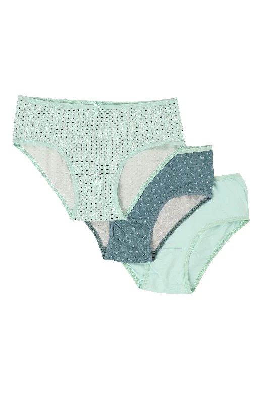 Pack of 3 Colored Brief Panties