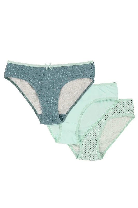 Pack of 3 Colored Bikini Panties