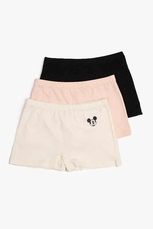 Pack of 3 Girly Brief Shorts