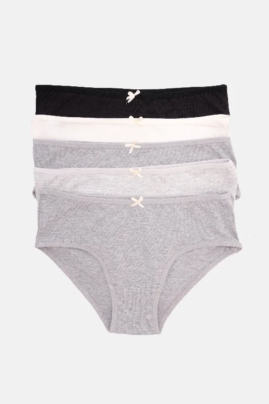 Pack of 5 Colored Brief Panties