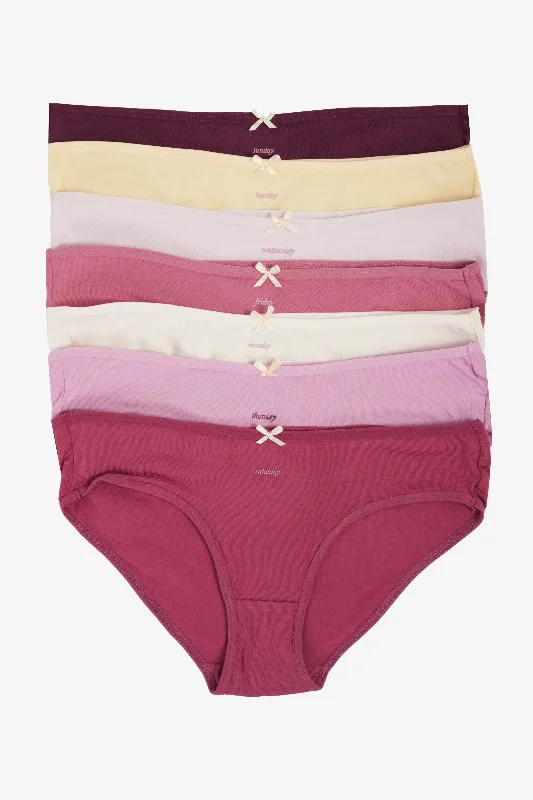 Pack of 7 Colored Bikini Panties