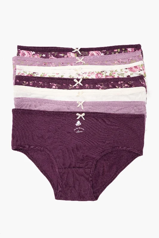 Pack of 7 Colored Brief Panties