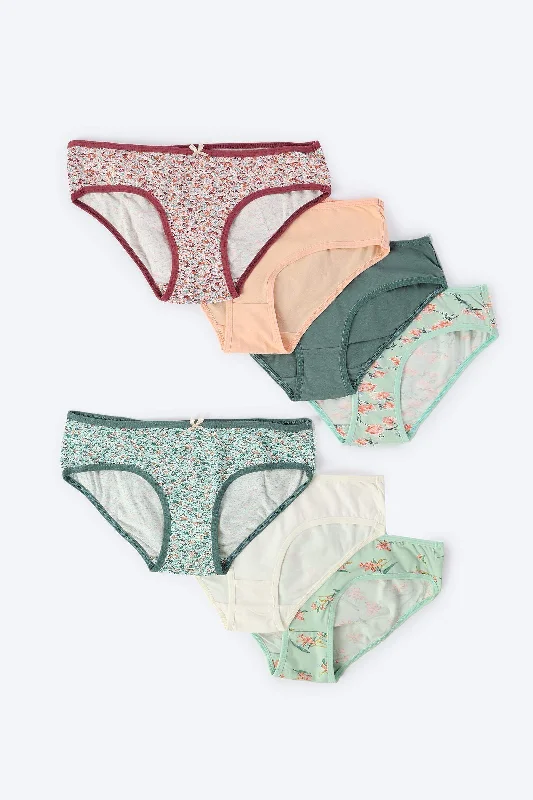 Pack of 7 Cotton Bikini Panties