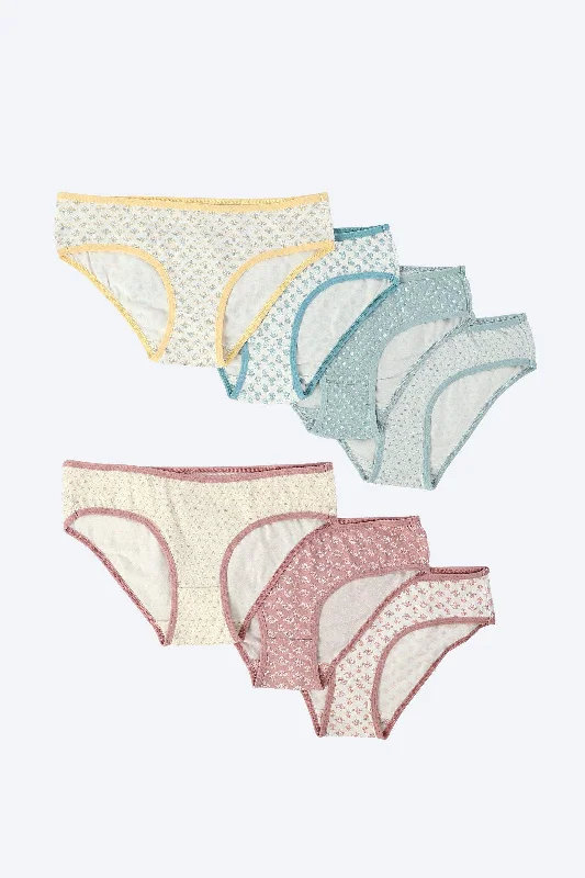 Pack of 7 Cotton Bikini Panties