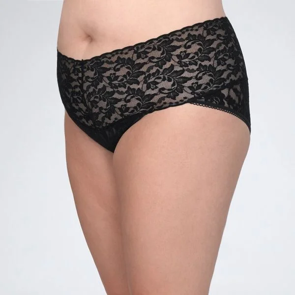 Plus Size Retro Signature Lace V-Kini Thong - Hanky Panky