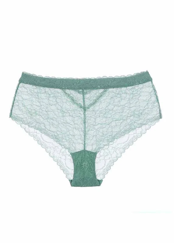 LILY Plus Sexy Recycled Lace High Waist Brief Panties