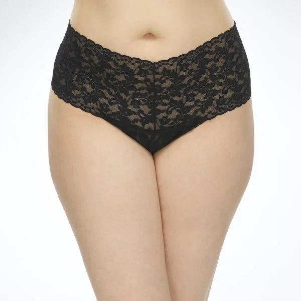 Plus Size Retro Signature Lace Thong - Hanky Panky