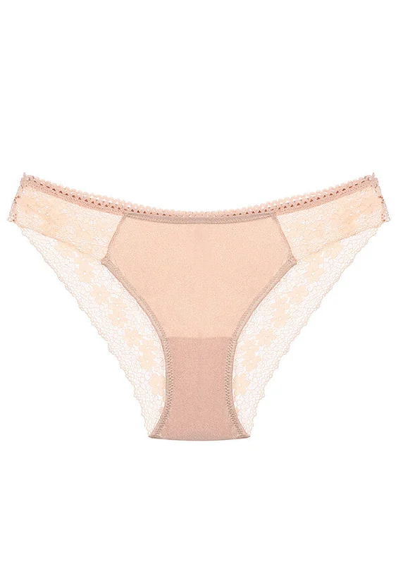 TEAGAN Plus Floral Lace Shiny Sexy Hipsters