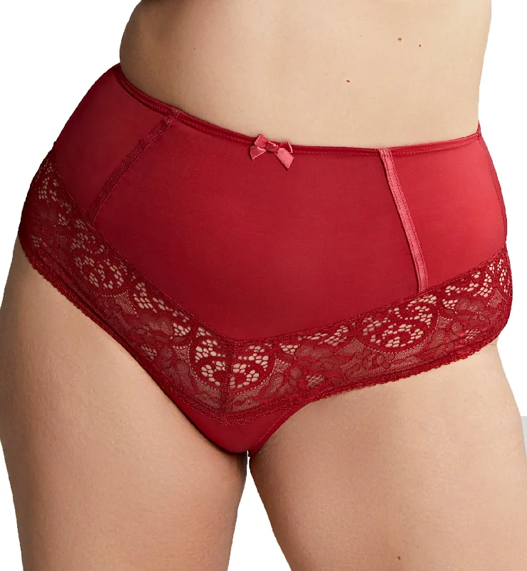 Sculptresse by Panache Estel Matching Highwaist Brief (9684) - Raspberry