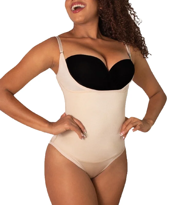 Vedette Evonne Braless Body Shaper w/ Panty (107) - Nude