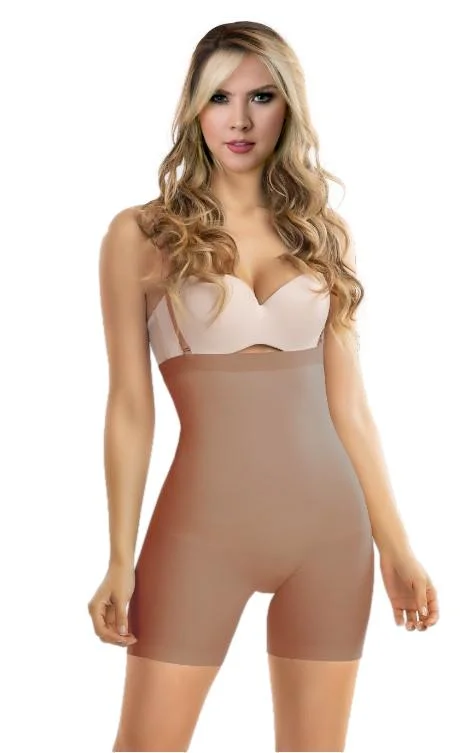 Faja Seamless Tummy Control Shapewear with Butt lifting Shorts Thigh Slimmer