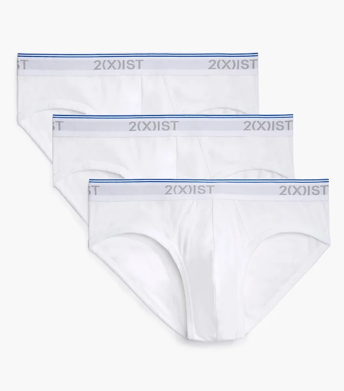 Cotton Stretch No-Show Brief 3-Pack