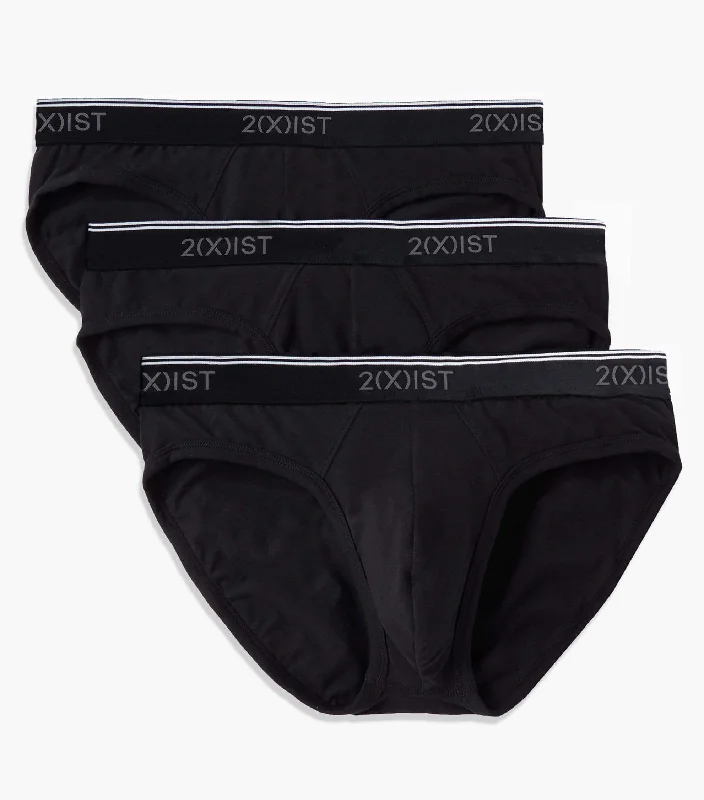 Cotton Stretch No-Show Brief 3-Pack