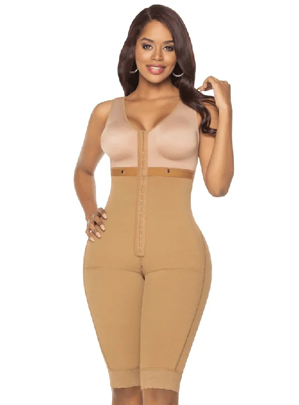 Equilibrium Post Op One Piece Girdle With Built In Bra