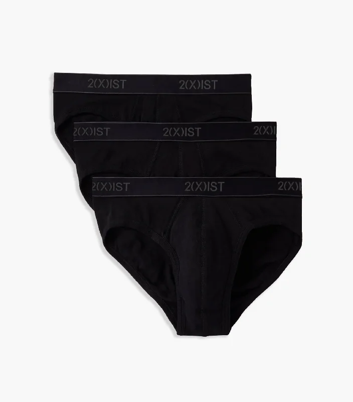 Essential Cotton No-Show Brief 3-Pack