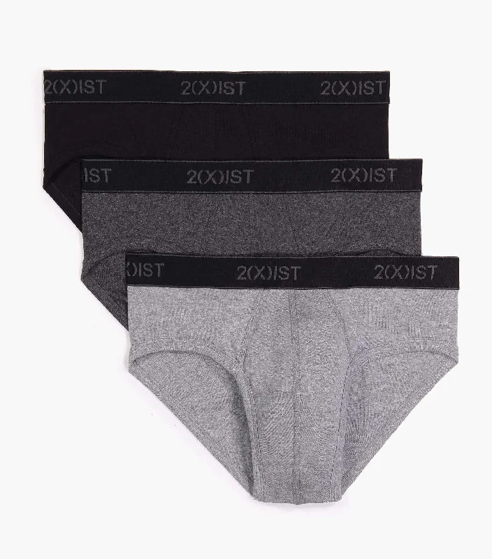 Essential Cotton No-Show Brief 3-Pack