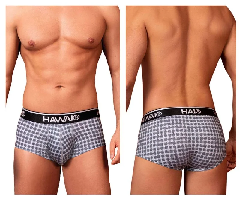 HAWAI 42430 Printed Briefs Color Gray