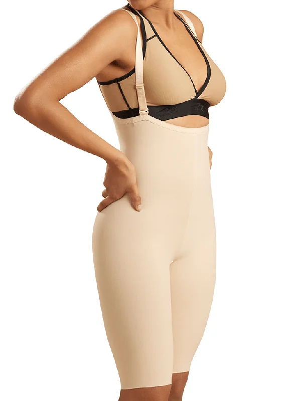 MARENA ZIPPERLESS GIRDLE WITH SUSPENDERS- SHORT LENGTH