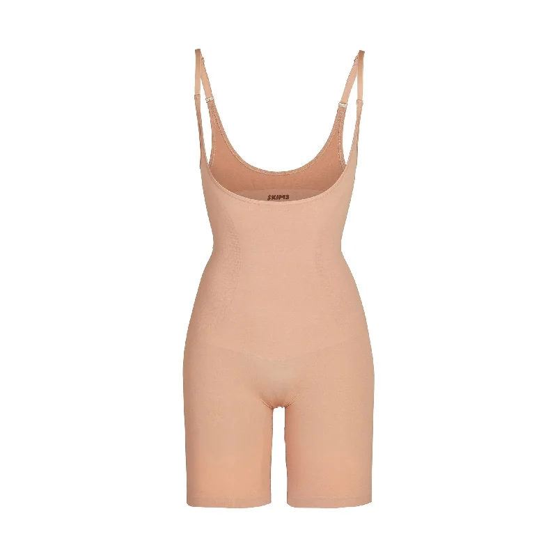 OPEN BUST BODYSUIT W. OPEN GUSSET | OCHRE