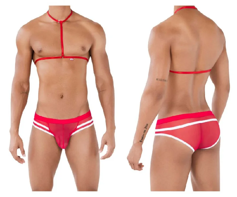 Pikante PIK 0495 Hot Harness Briefs Color Red