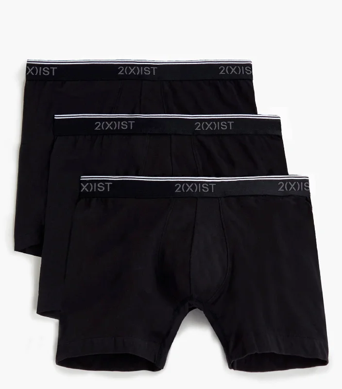 Cotton Stretch 6" Boxer Brief 3-Pack