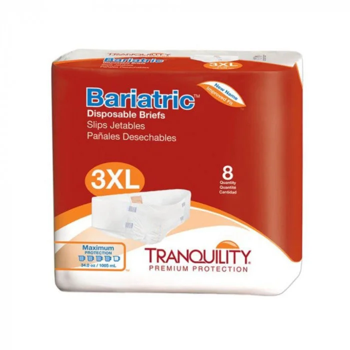 Tranquility Bariatric Incontinence Brief 3 XL Heavy Absorbency